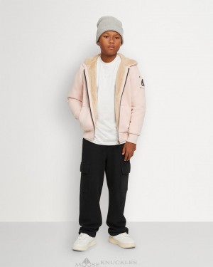 Bluza z Kapturem Dziecięce Moose Knuckles Classic Bunny Różowe | GW4371298