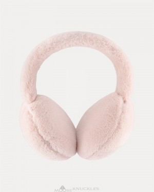 Kapelusz Damskie Moose Knuckles Bunny Ear Muff Różowe | RW6419785