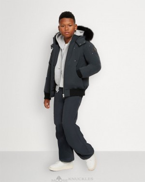Kurtka Bomberka Dziecięce Moose Knuckles Original Bomber Granite | NB9854627