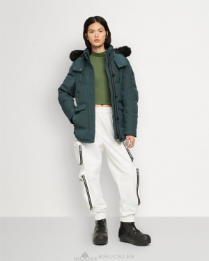Kurtki Damskie Moose Knuckles Onyx Anguille Jacket Shearling Czarne | QE8046932