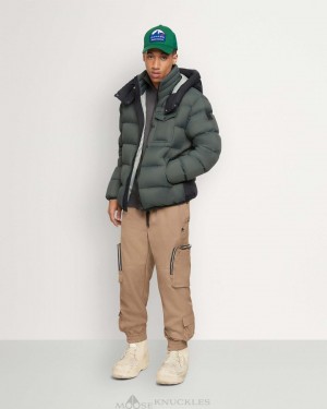 Kurtki Męskie Moose Knuckles Bedstuy Jacket Czarne | VE6592847