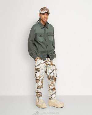 Kurtki Męskie Moose Knuckles Woodland Trucker Forest Hill | GL3871045