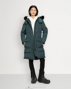 Parkas Damskie Moose Knuckles Onyx Causapscal Parka Czarne | HV6189273