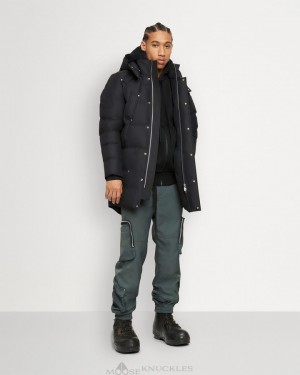 Parkas Męskie Moose Knuckles Cloud Parka Czarne | PT7438159