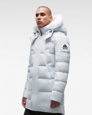 Parkas Męskie Moose Knuckles Cloud Parka Neoshear Nimbus Cloud / Natural Shearling | YI9563420