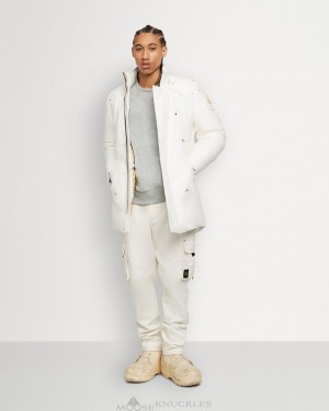 Parkas Męskie Moose Knuckles Gold Stirling Parka Neoshear Brązowe | RS2786491