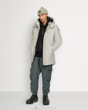 Parkas Męskie Moose Knuckles Original Saint Ulric Parka Granatowe | ZO7038465