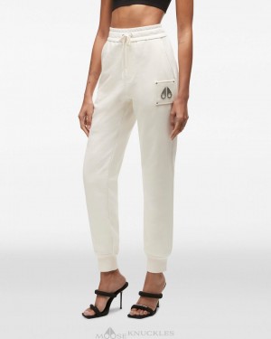 Portki Damskie Moose Knuckles Brooklyn Jogger Plaster | ON6743810