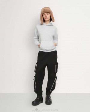 Portki Damskie Moose Knuckles Chelsea Pant Czarne | MK9120378