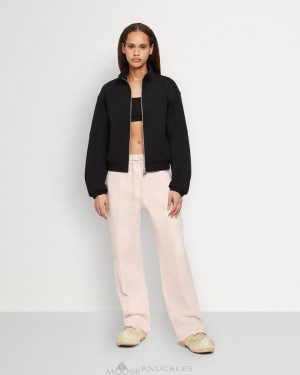 Portki Damskie Moose Knuckles Lafayette Pant Różowe | KU9312785