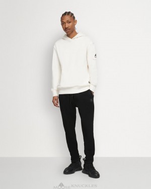 Portki Męskie Moose Knuckles Rock Springs Jogger Czarne | KA0735182