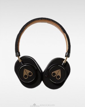 Słuchawki Męskie Moose Knuckles Noise Cancelling Headphones Czarne Złote | PQ0754839