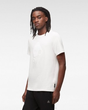 Tees Męskie Moose Knuckles Augustine Tee Plaster | CV4512976