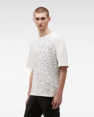Tees Męskie Moose Knuckles Wellesley Tee Plaster | WR9578026