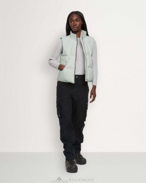 Vests Damskie Moose Knuckles Cloud Woodridge Vest Shadow | PY8619542