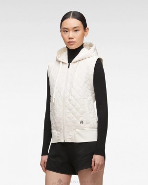 Vests Damskie Moose Knuckles Rock Point Vest Plaster | DS3156809