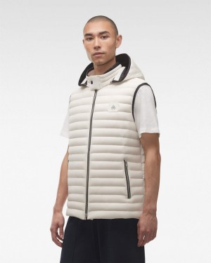 Vests Męskie Moose Knuckles Air Down Vest Plaster | WQ6305487