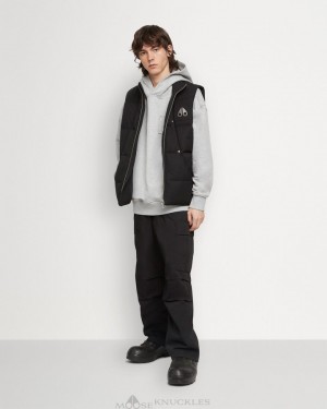 Vests Męskie Moose Knuckles Montreal Vest Czarne | HB9017286
